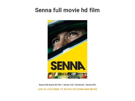 senna full movie online.